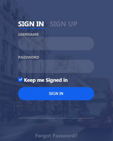 翻转式用户登录注册界面设计