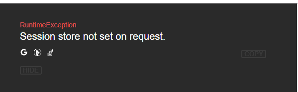 如何解决laravel5.8中Session store not set on request问题